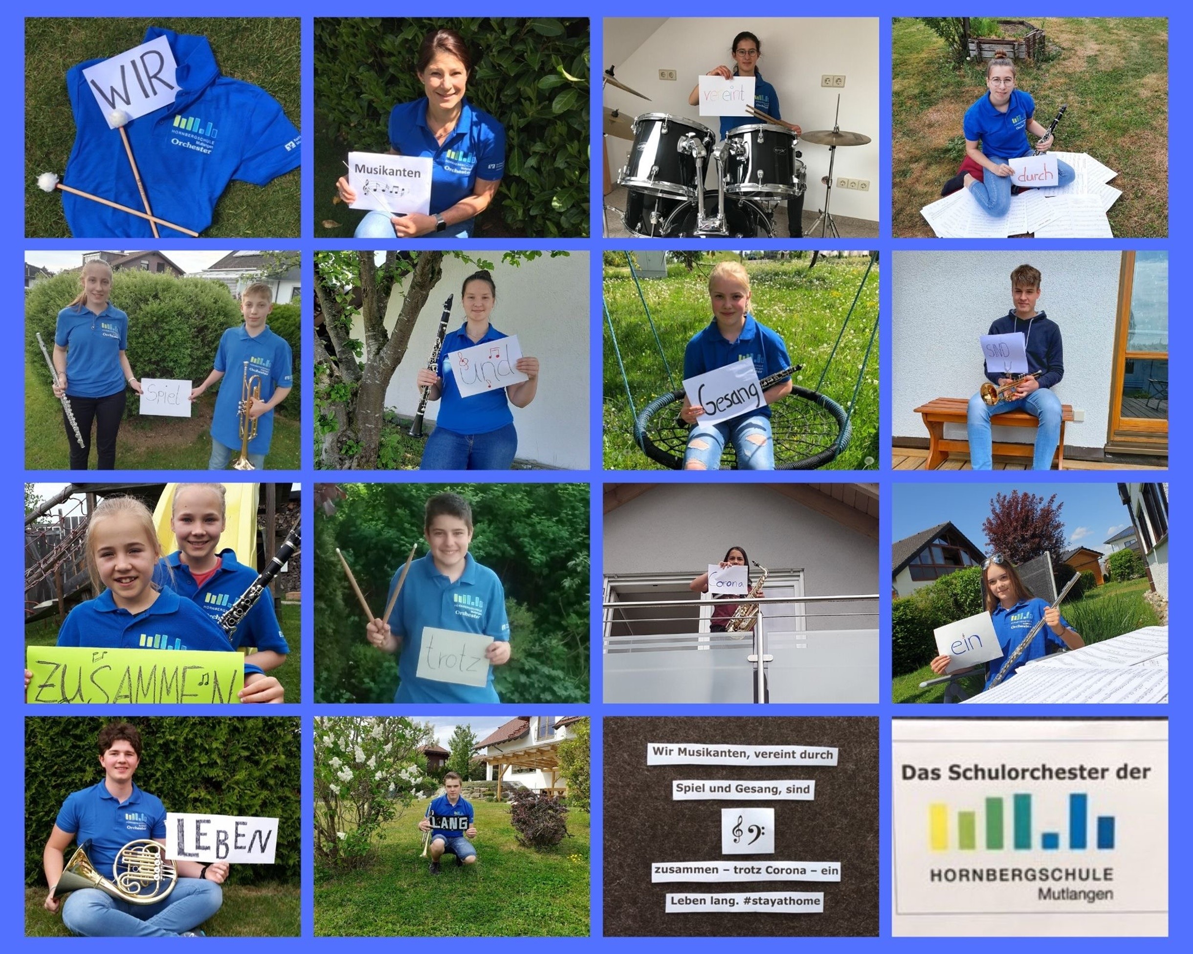 HBS Schulorchester Collage