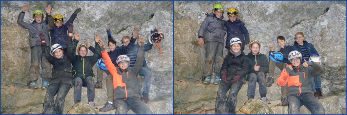 Read more about the article Schüler der Hornbergschule Mutlangen erkunden die Gustav-Jakobs-Höhle auf der Schwäbischen Alb